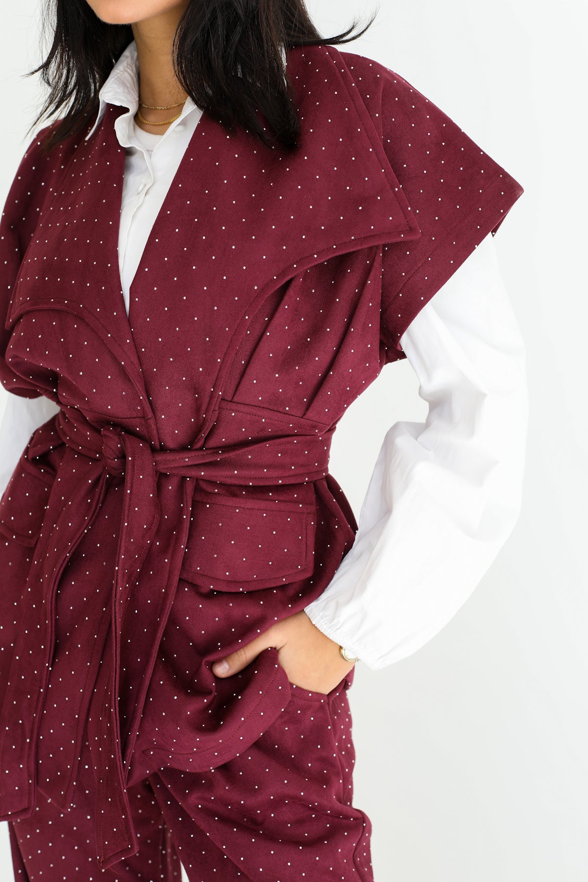 Galaxy set in burgundy