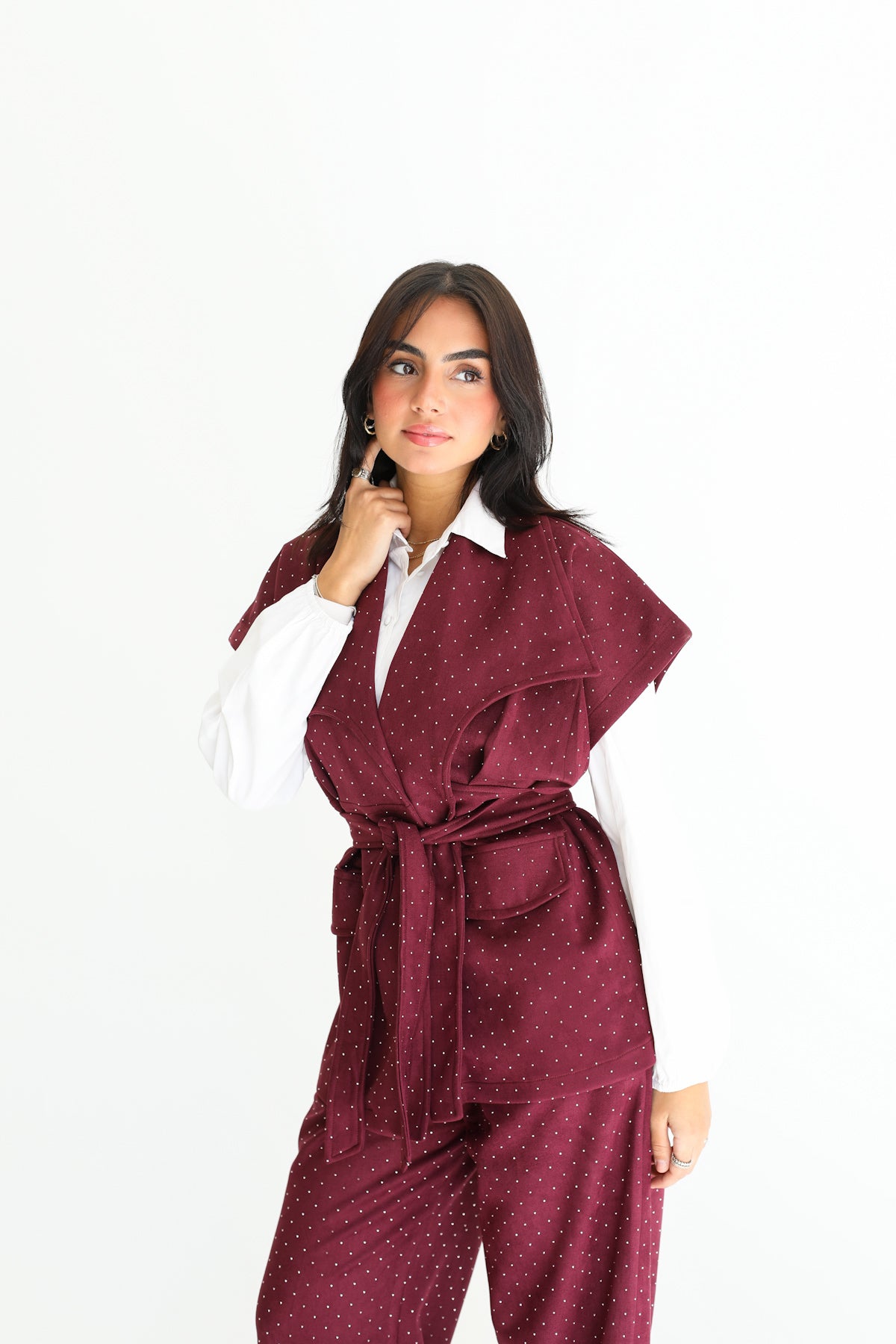 Galaxy set in burgundy