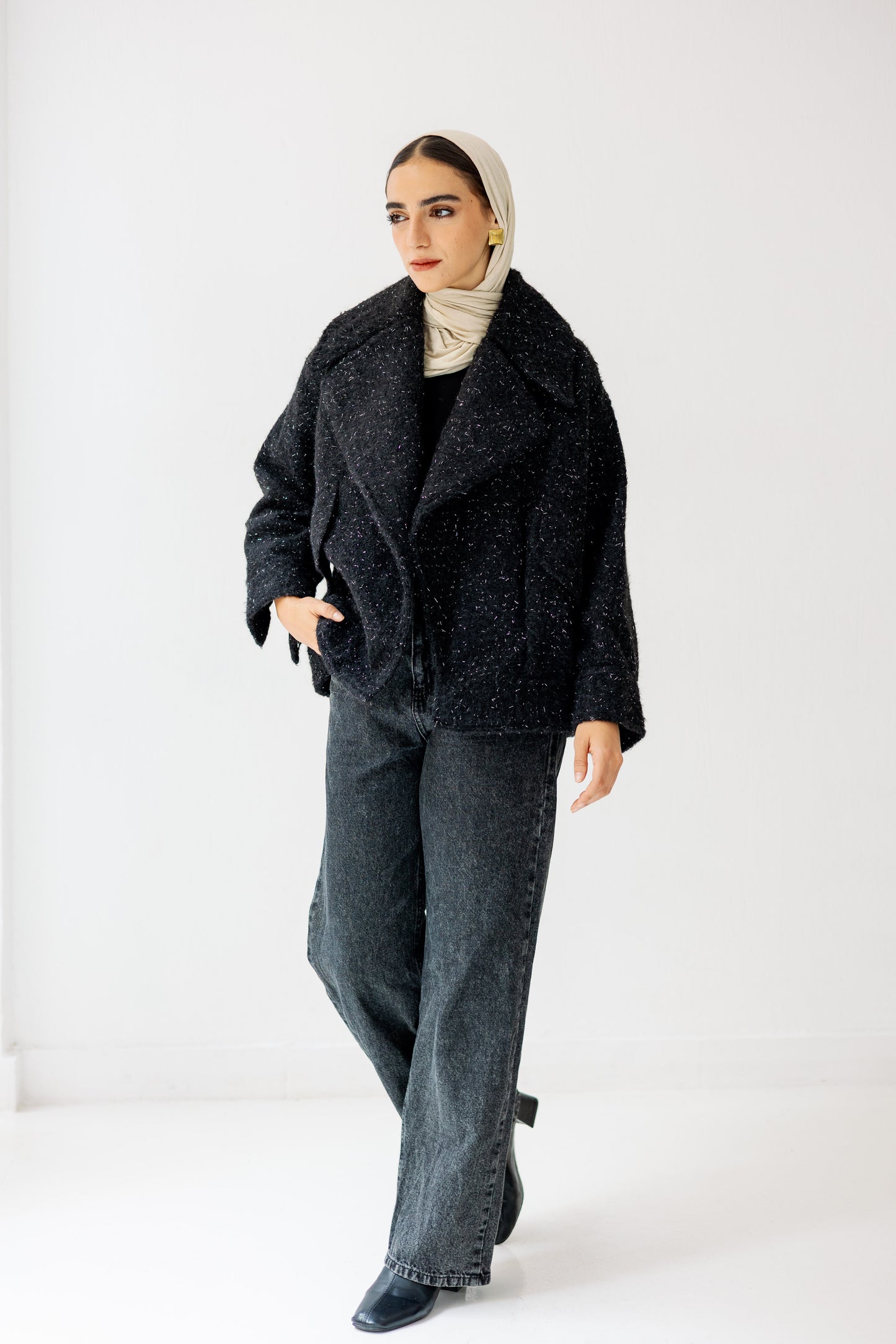 Everyday Elegance Coat in Black