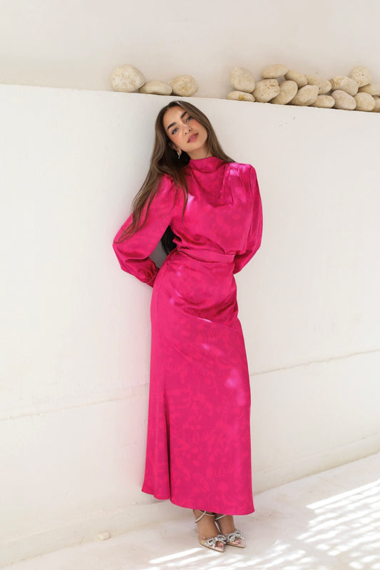 Princess glam set in Barbie pink
