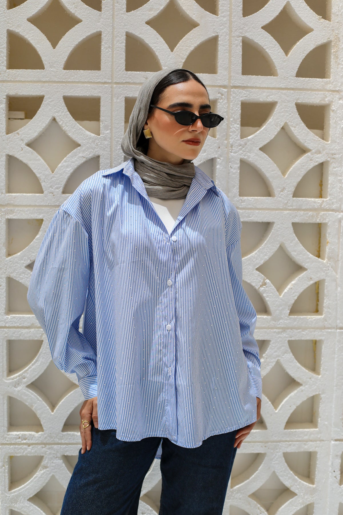 Stardust Stripe Shirt In Blue
