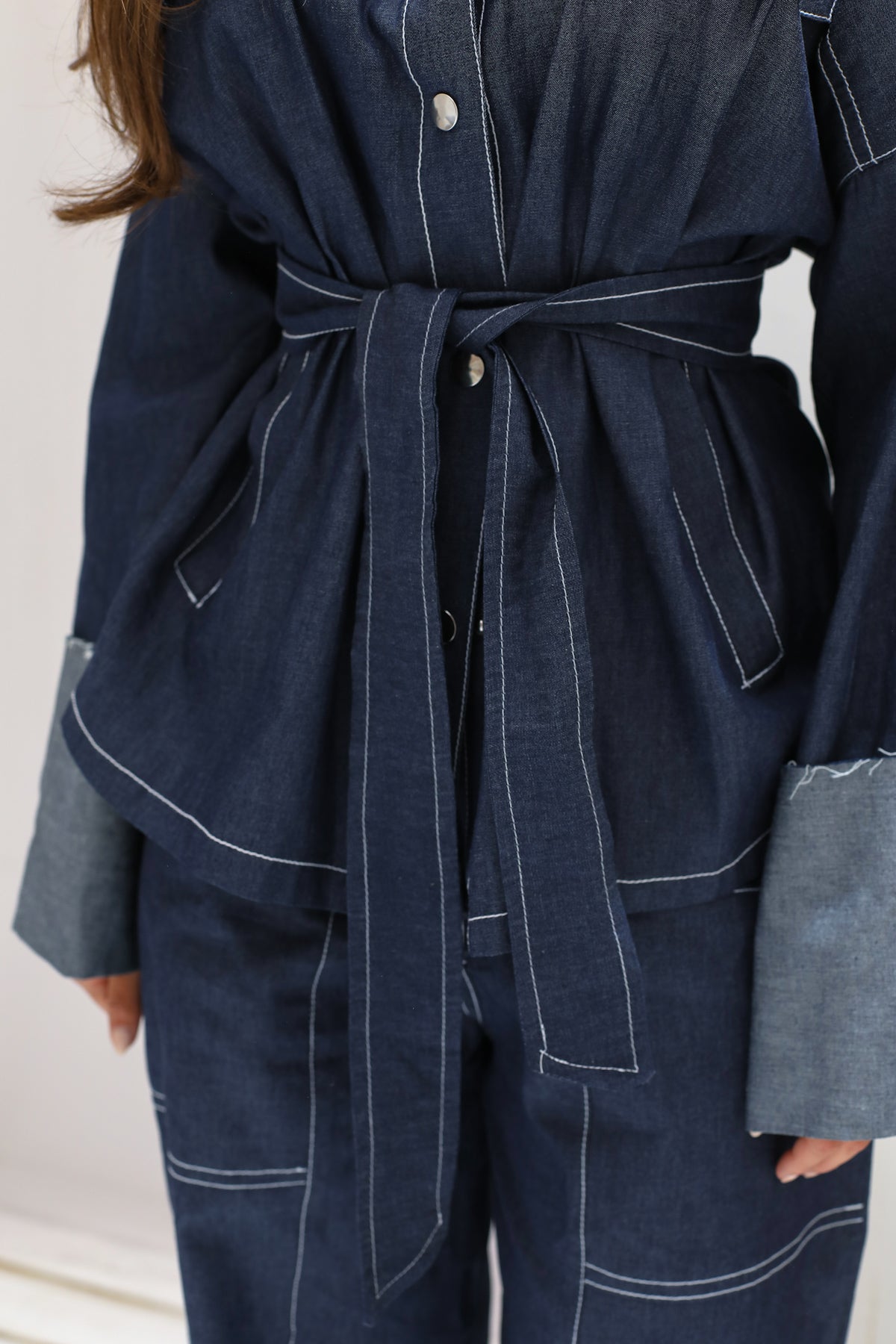 The Indigo Tailored Set