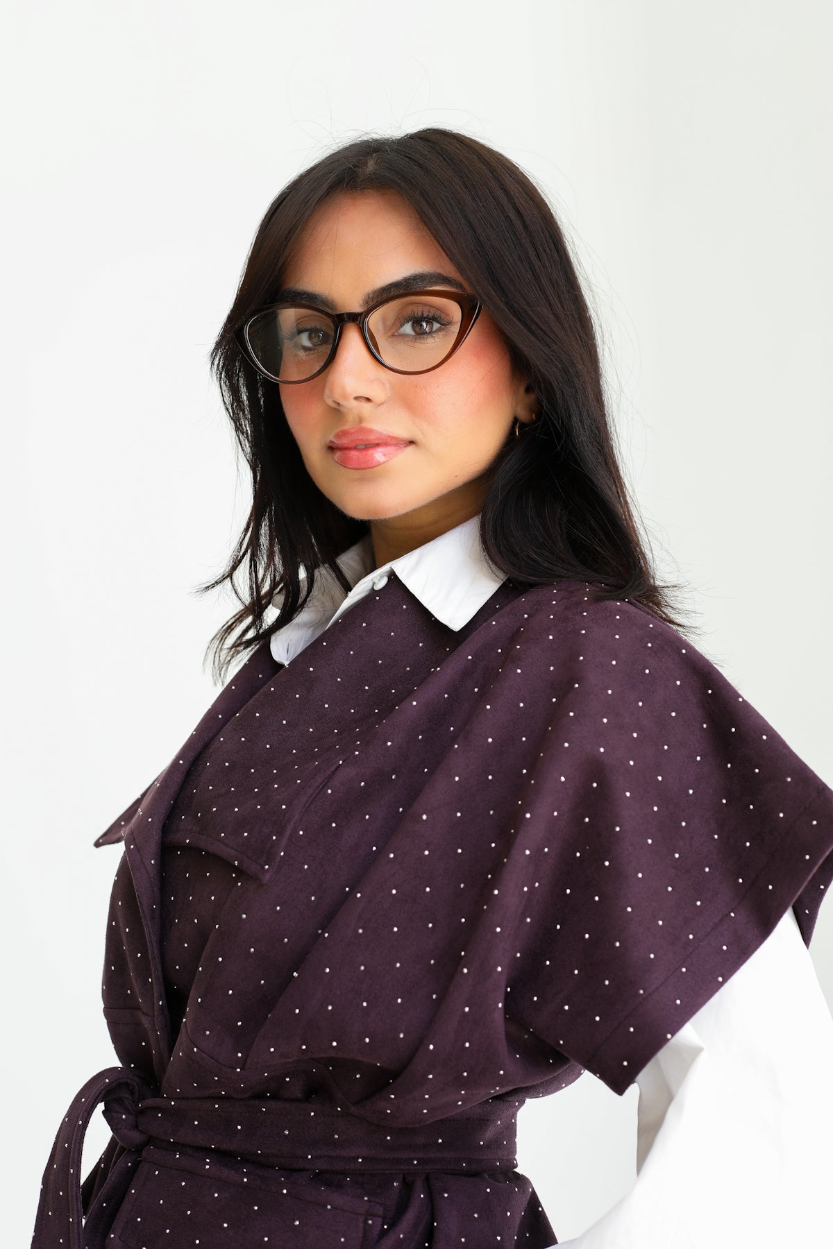 Galaxy set in violet