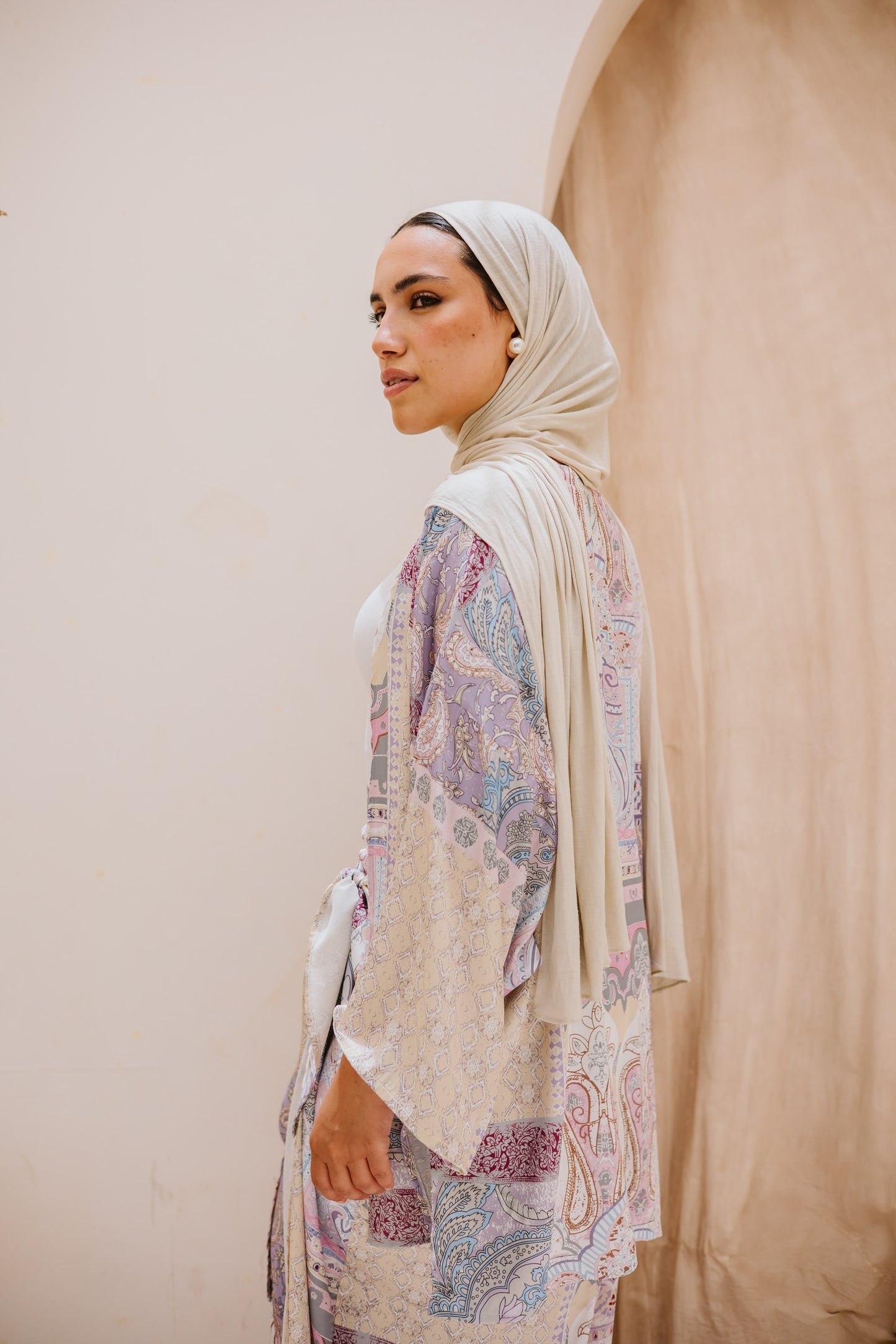 Patchwork wrap me set
