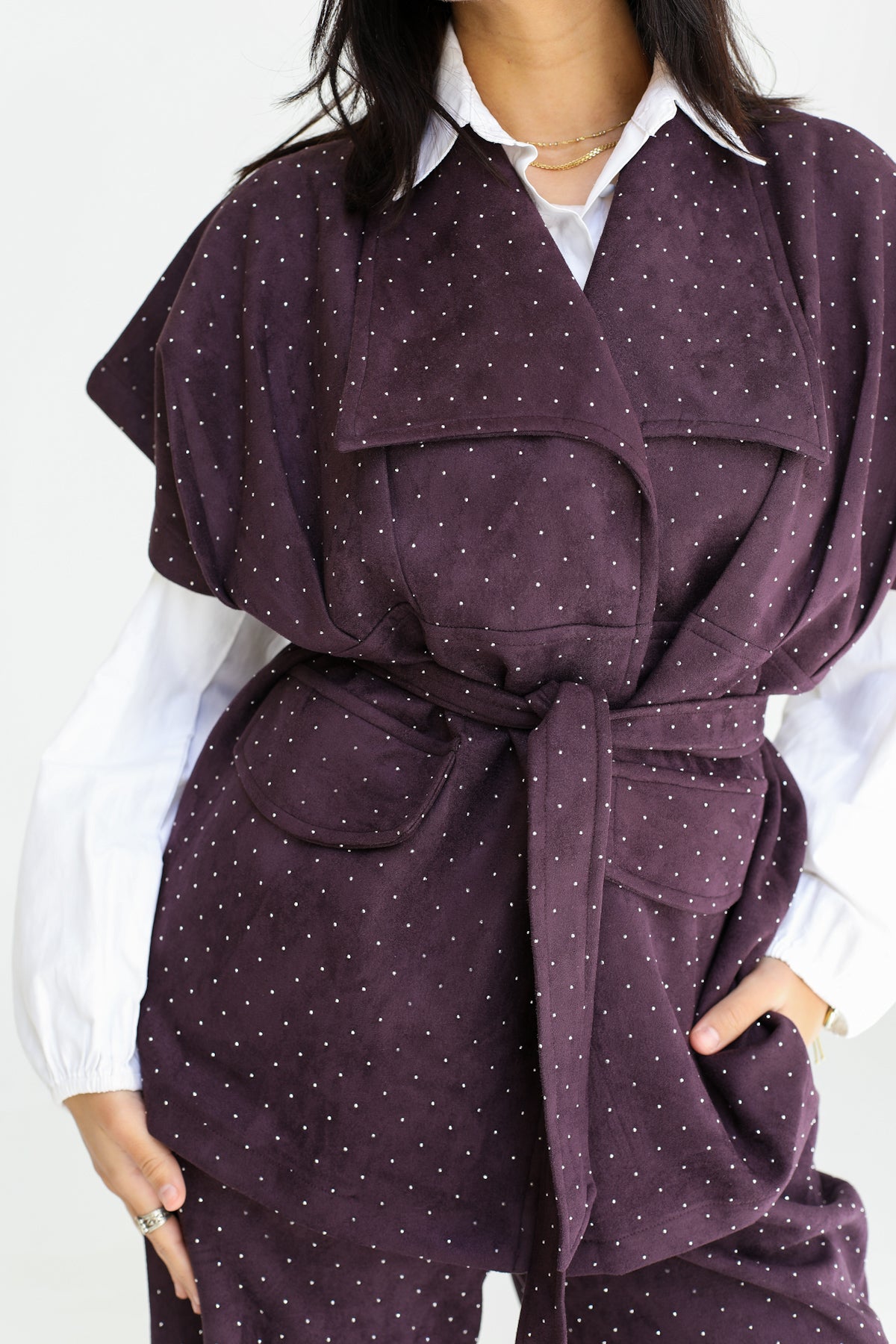 Galaxy set in violet