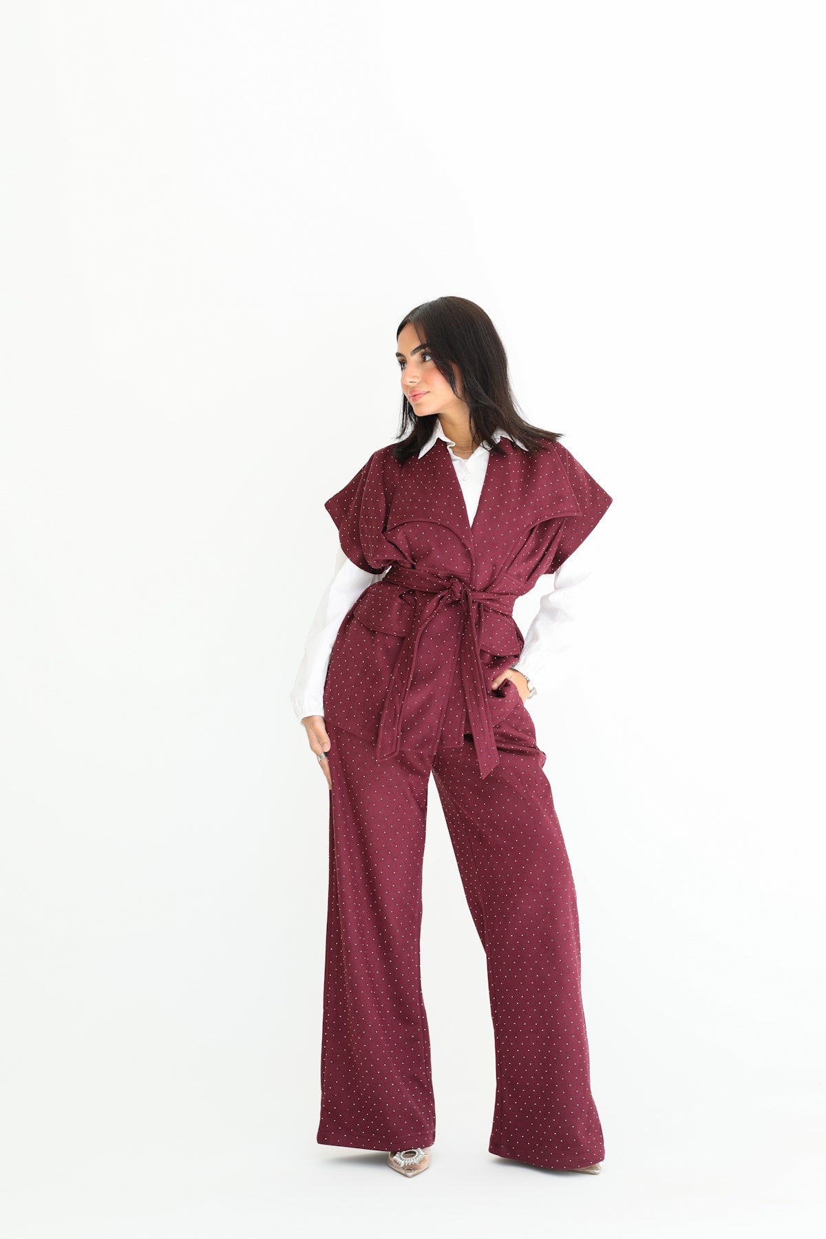 Galaxy set in burgundy