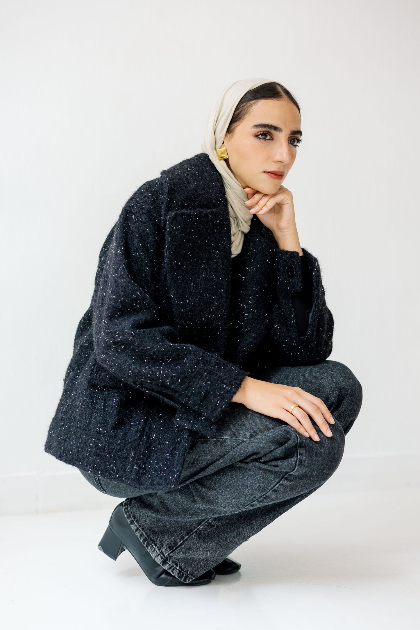 Everyday Elegance Coat in Black