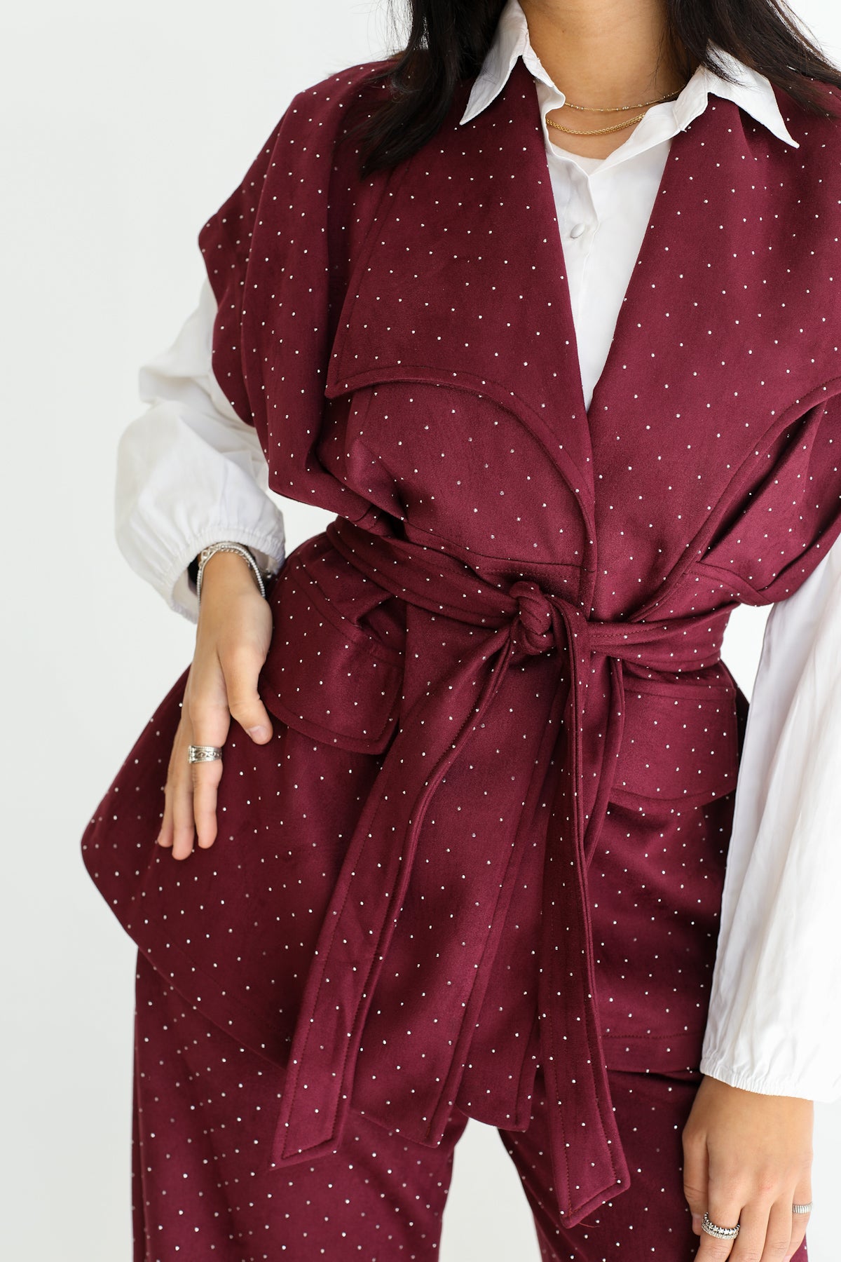 Galaxy set in burgundy