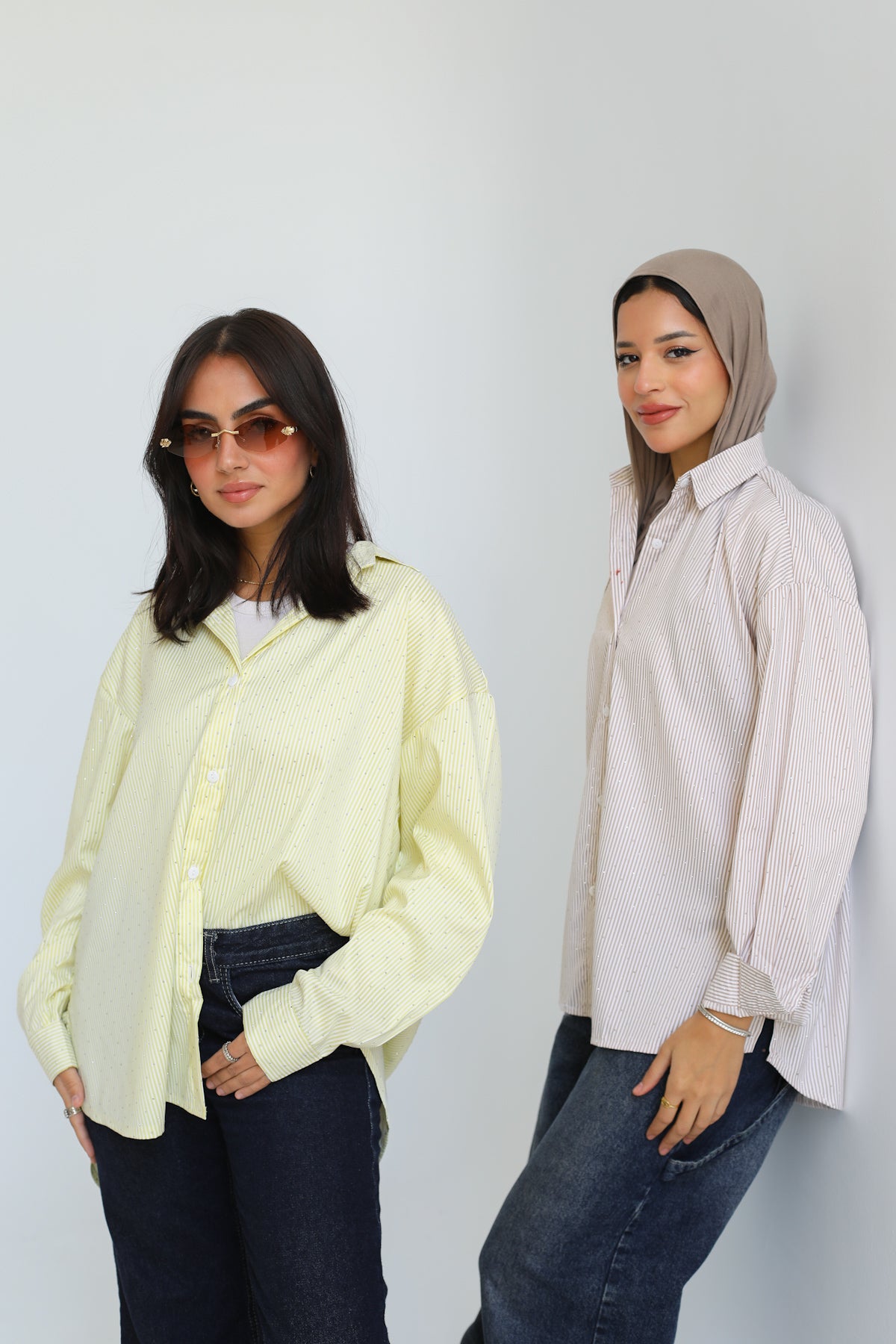 Stardust stripe shirt in pink