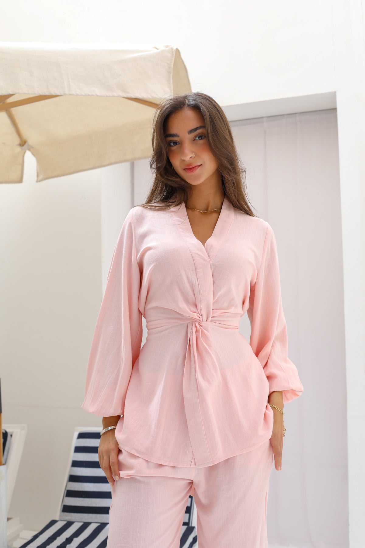 The knot set in rose