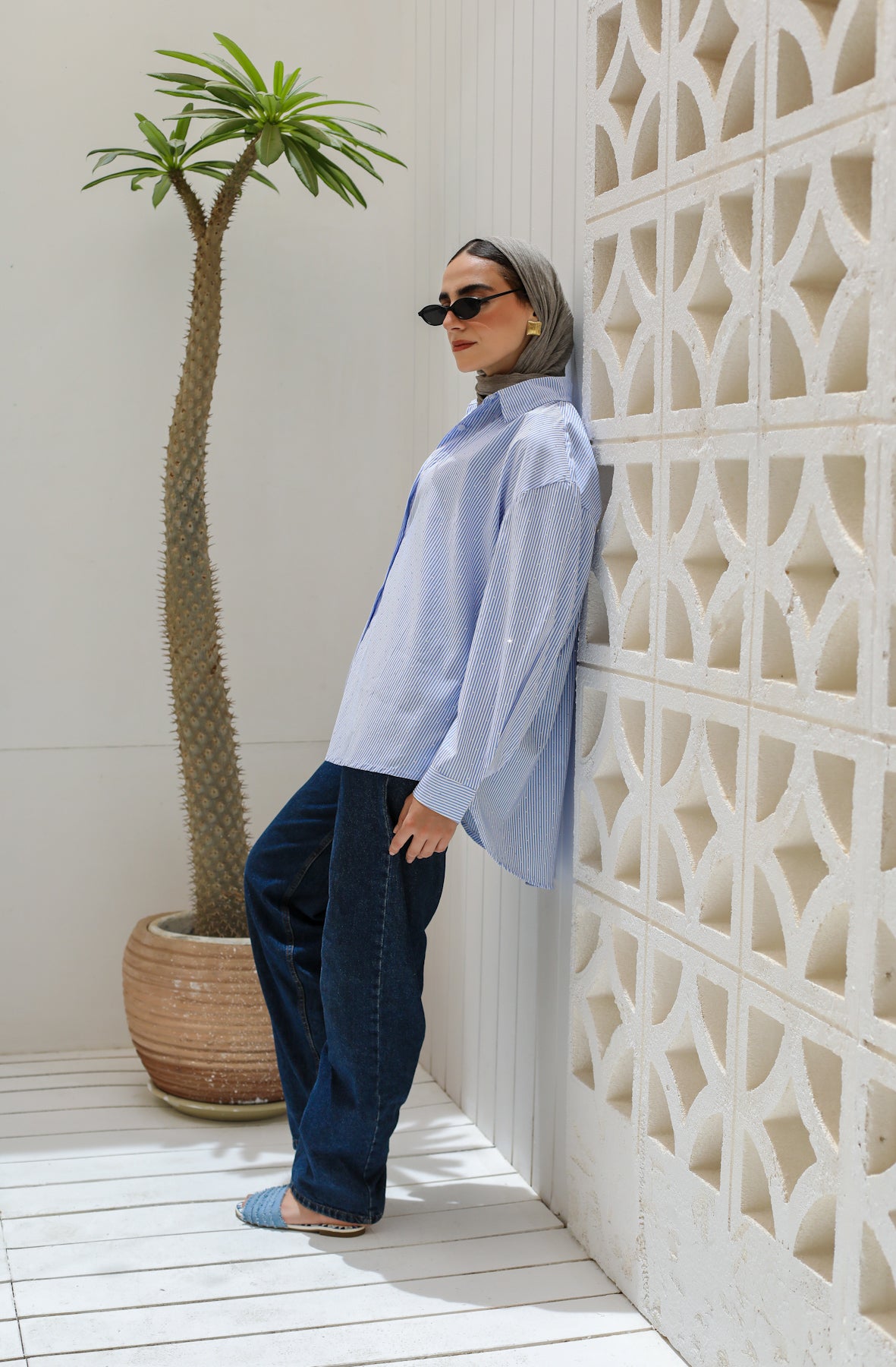 Stardust Stripe Shirt In Blue