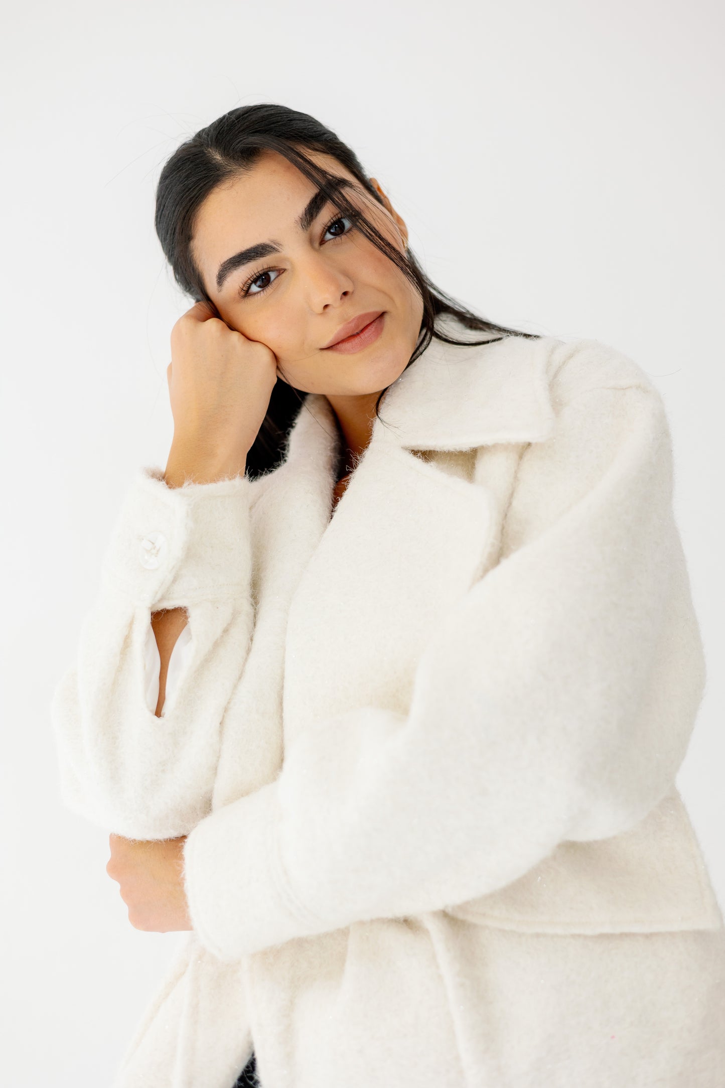 Everyday Elegance Coat in offwhite