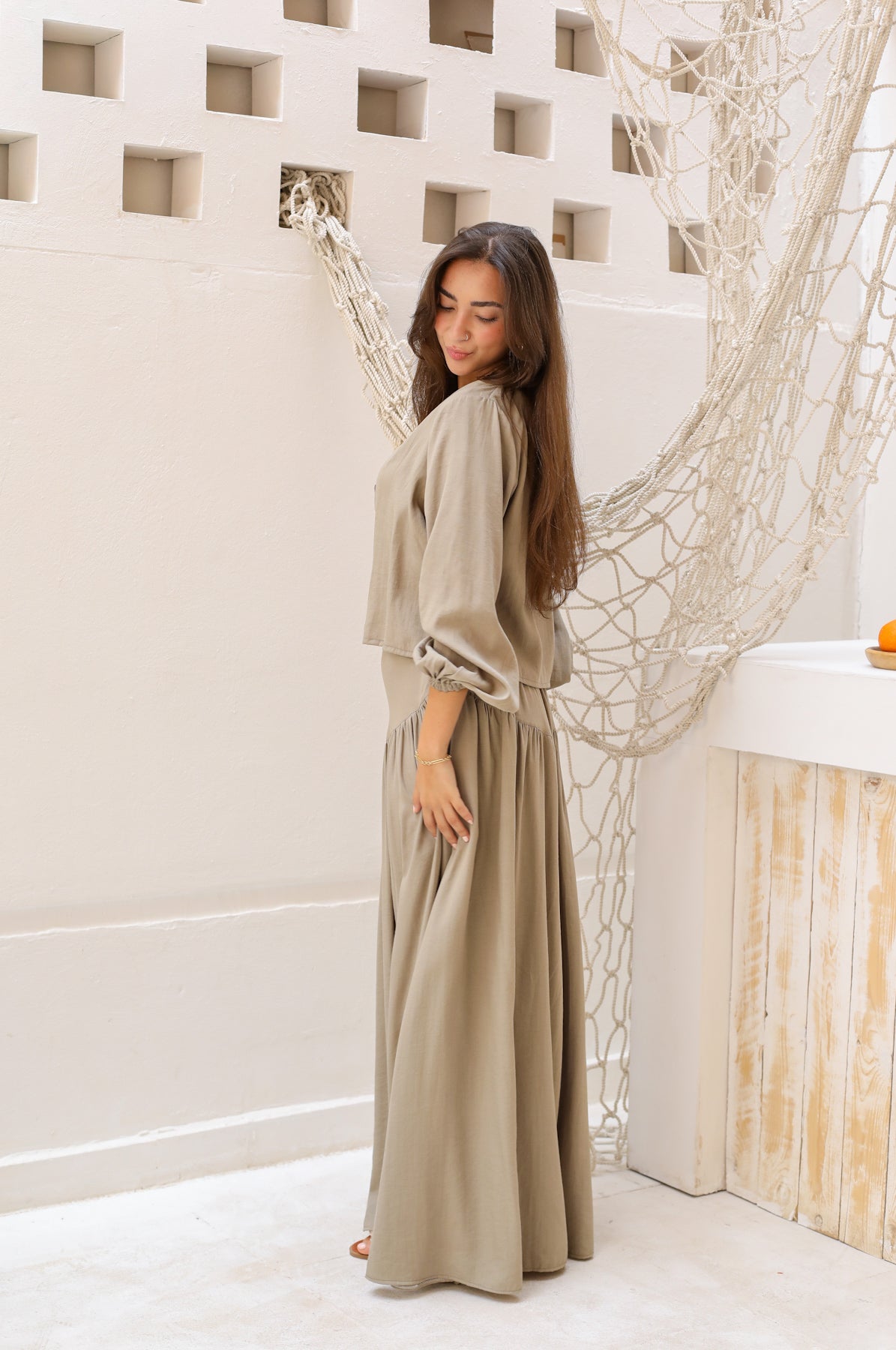 The Daydream Set in olive