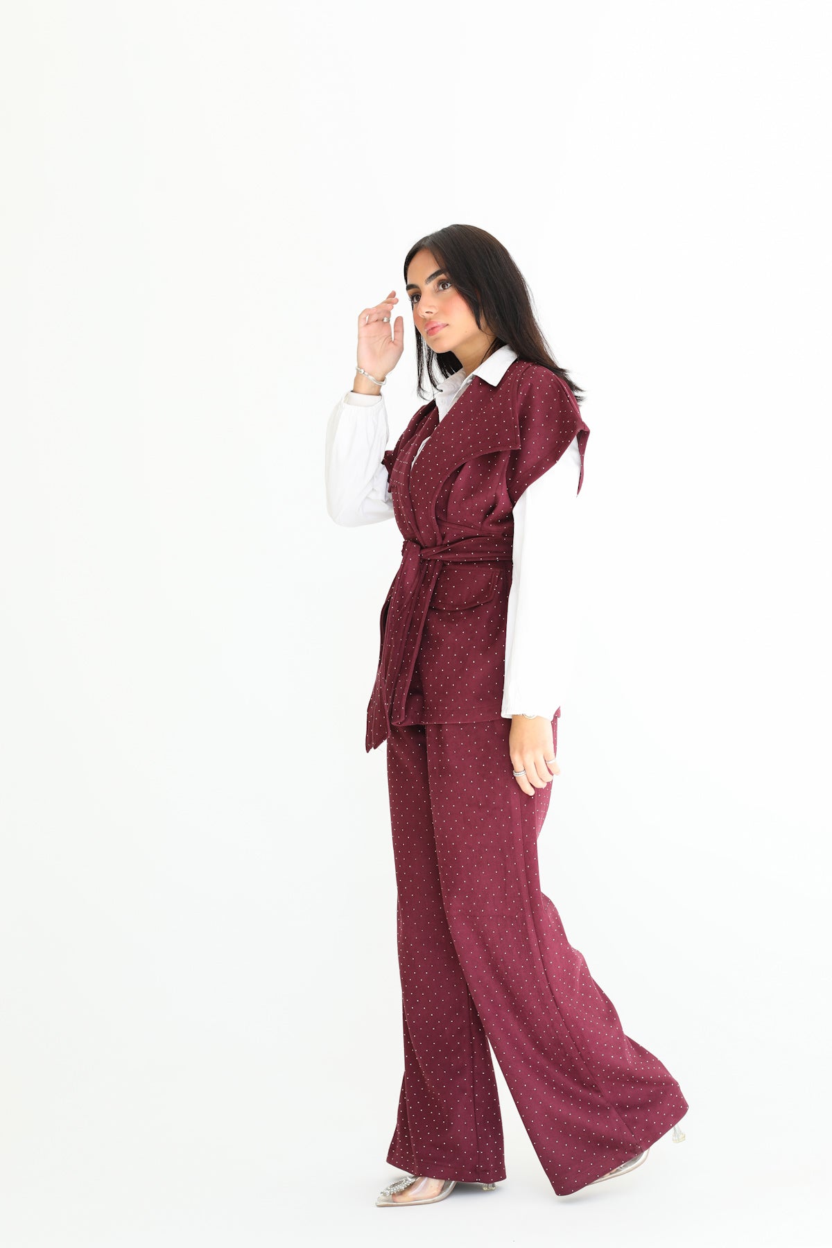 Galaxy set in burgundy