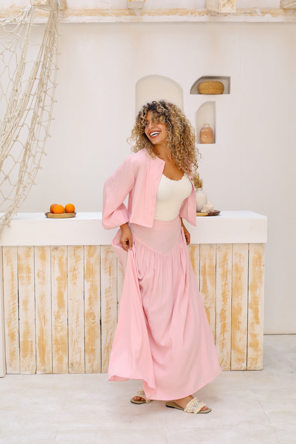 The Daydream set in pink