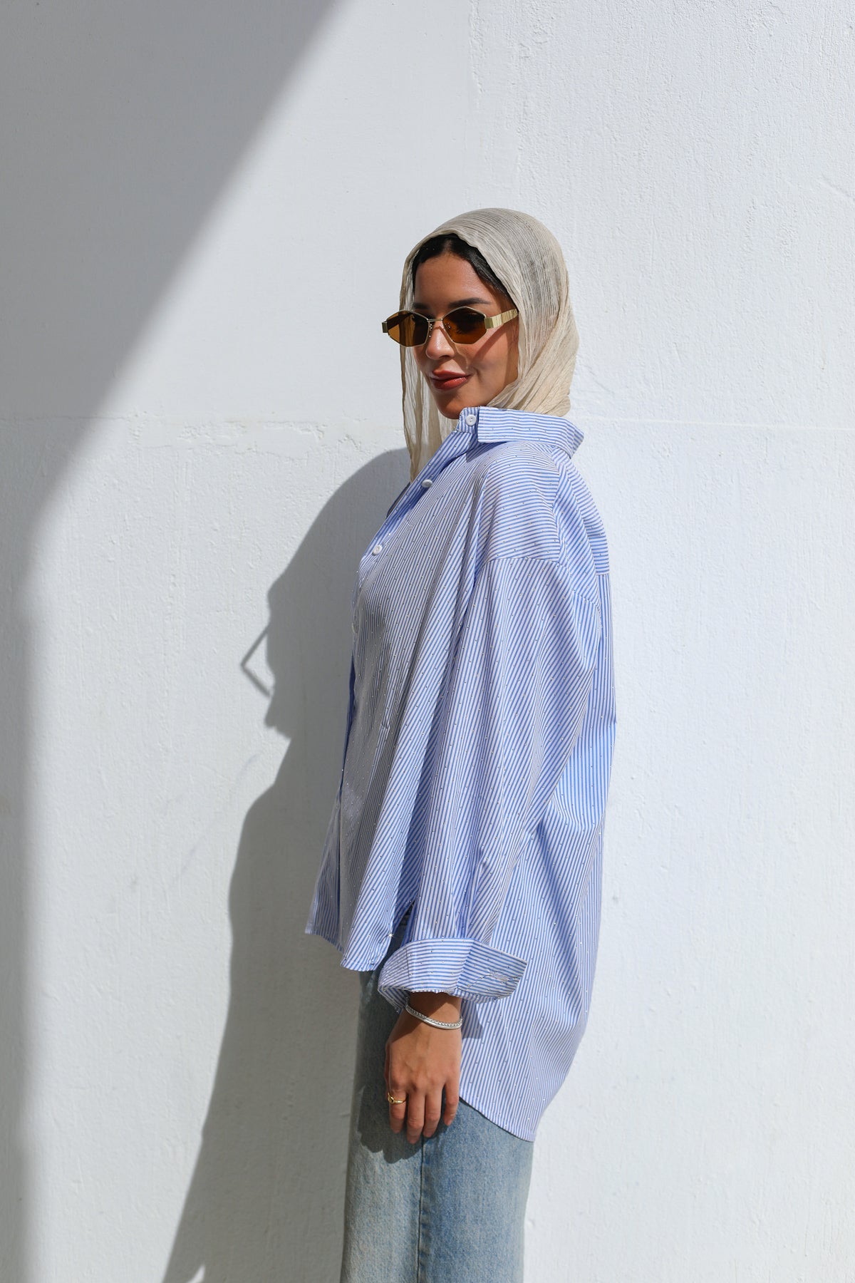 Stardust Stripe Shirt In Blue