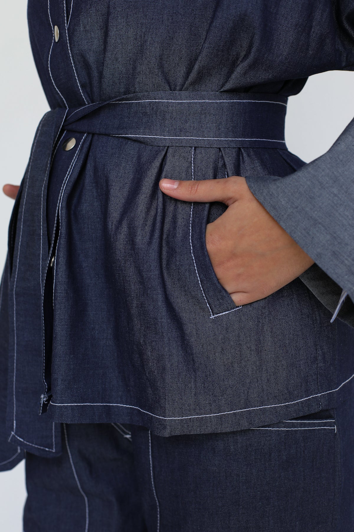 The Indigo Tailored Set