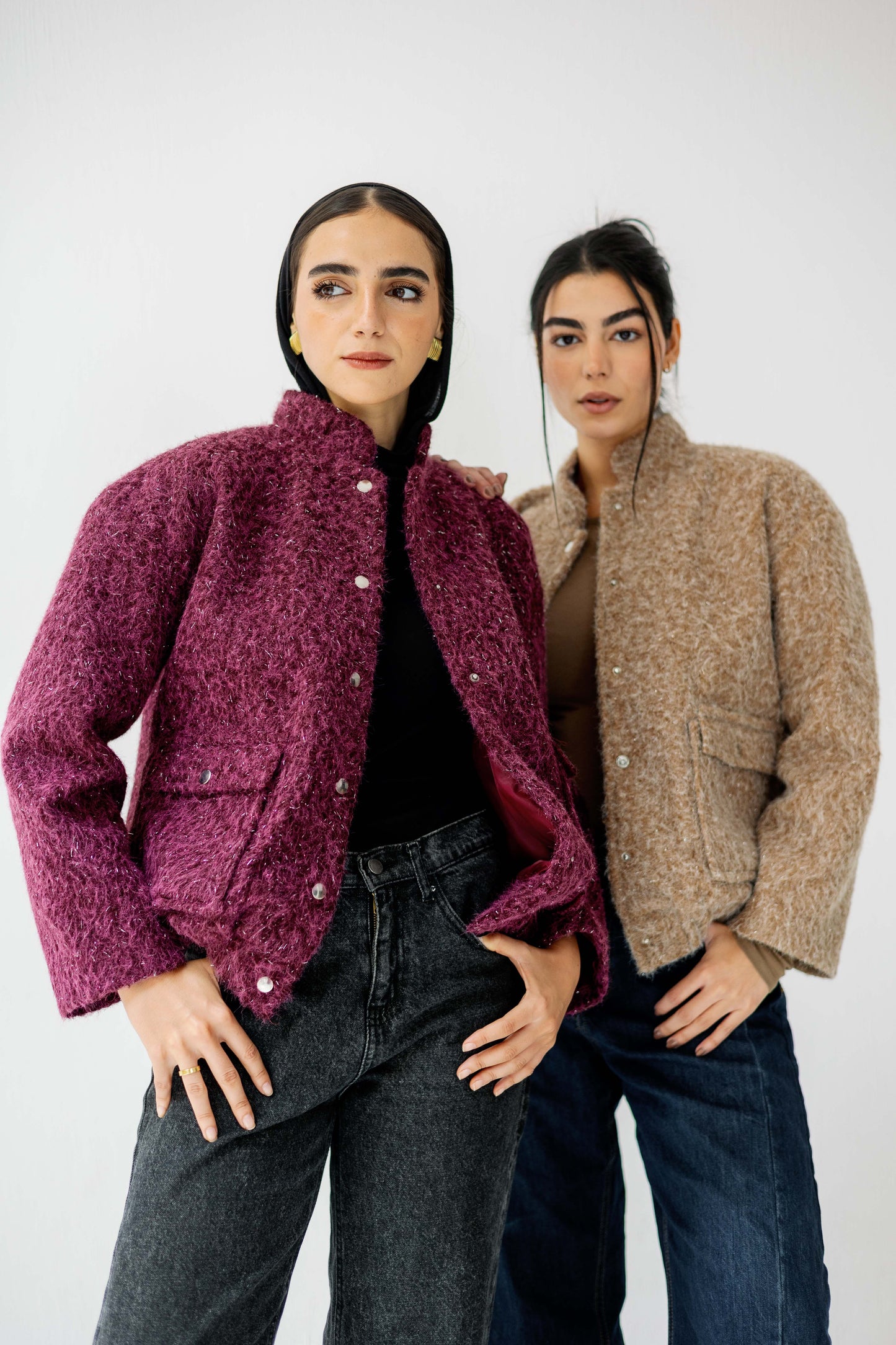 The Luxe Teddy Bouclé in caramel