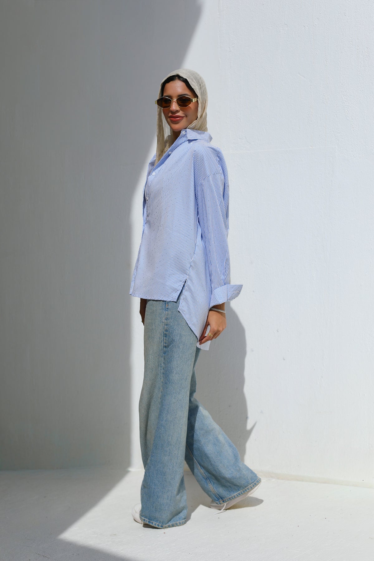 Stardust Stripe Shirt In Blue