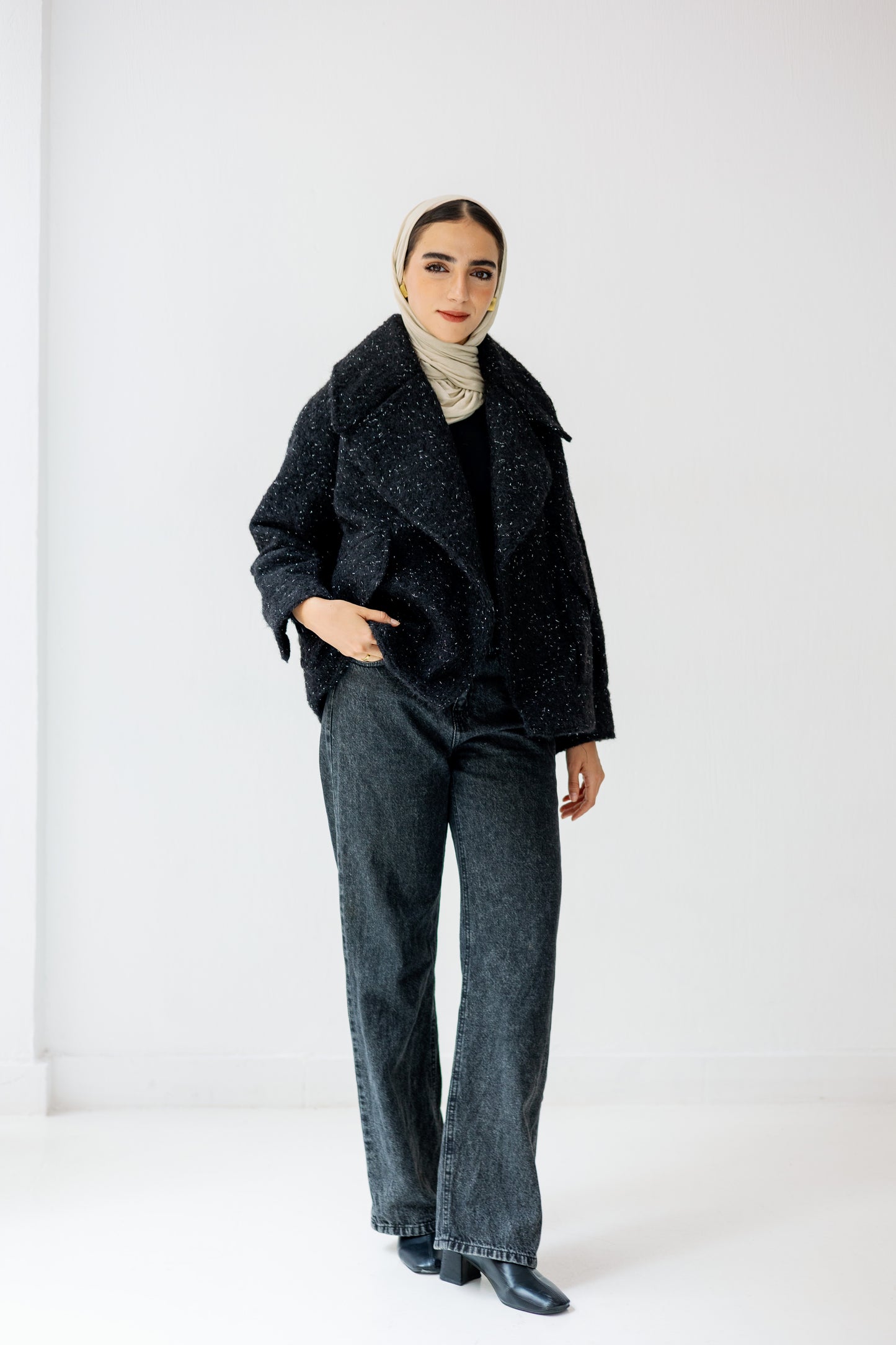 Everyday Elegance Coat in Black