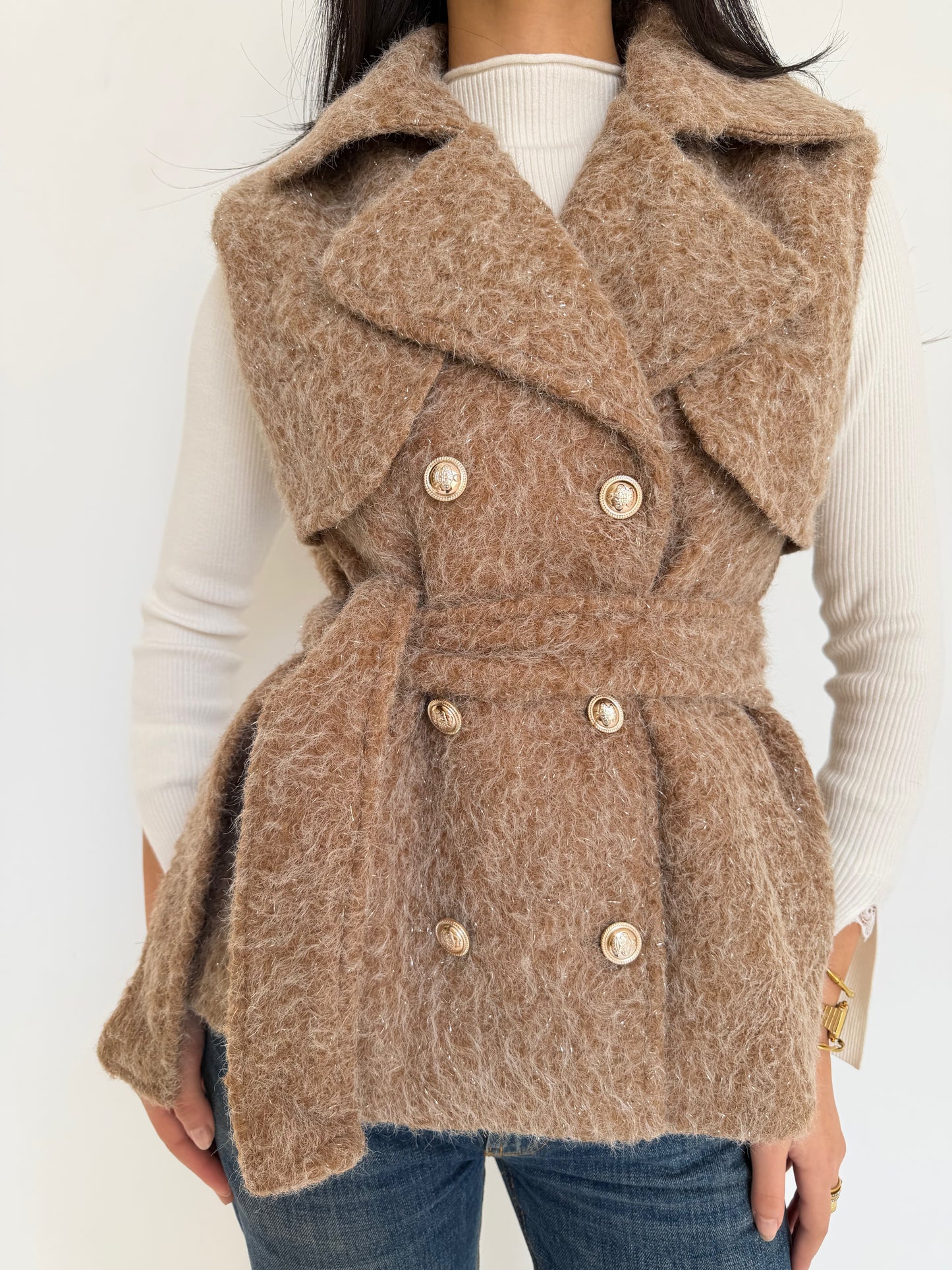 Winter statement in caramel