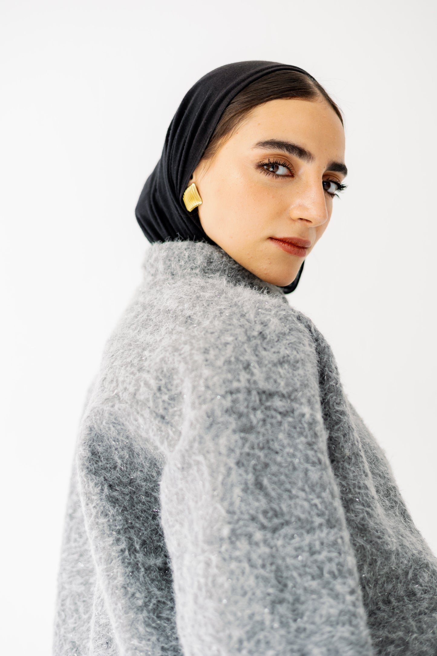 The Luxe Teddy Bouclé in Grey