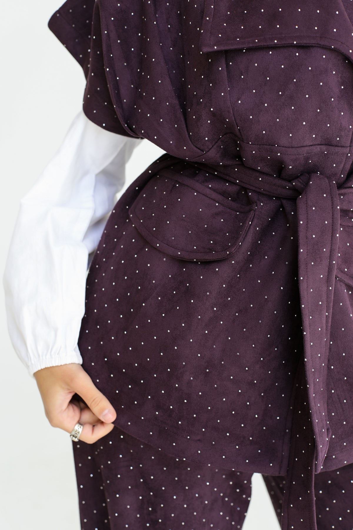 Galaxy set in violet