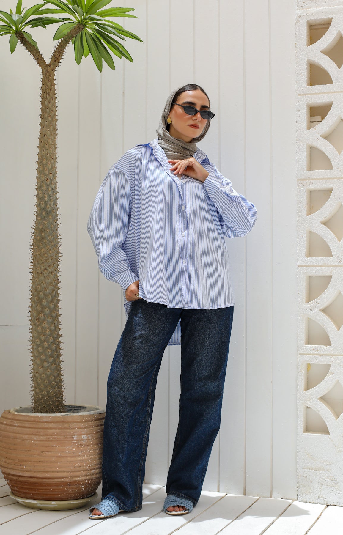 Stardust Stripe Shirt In Blue