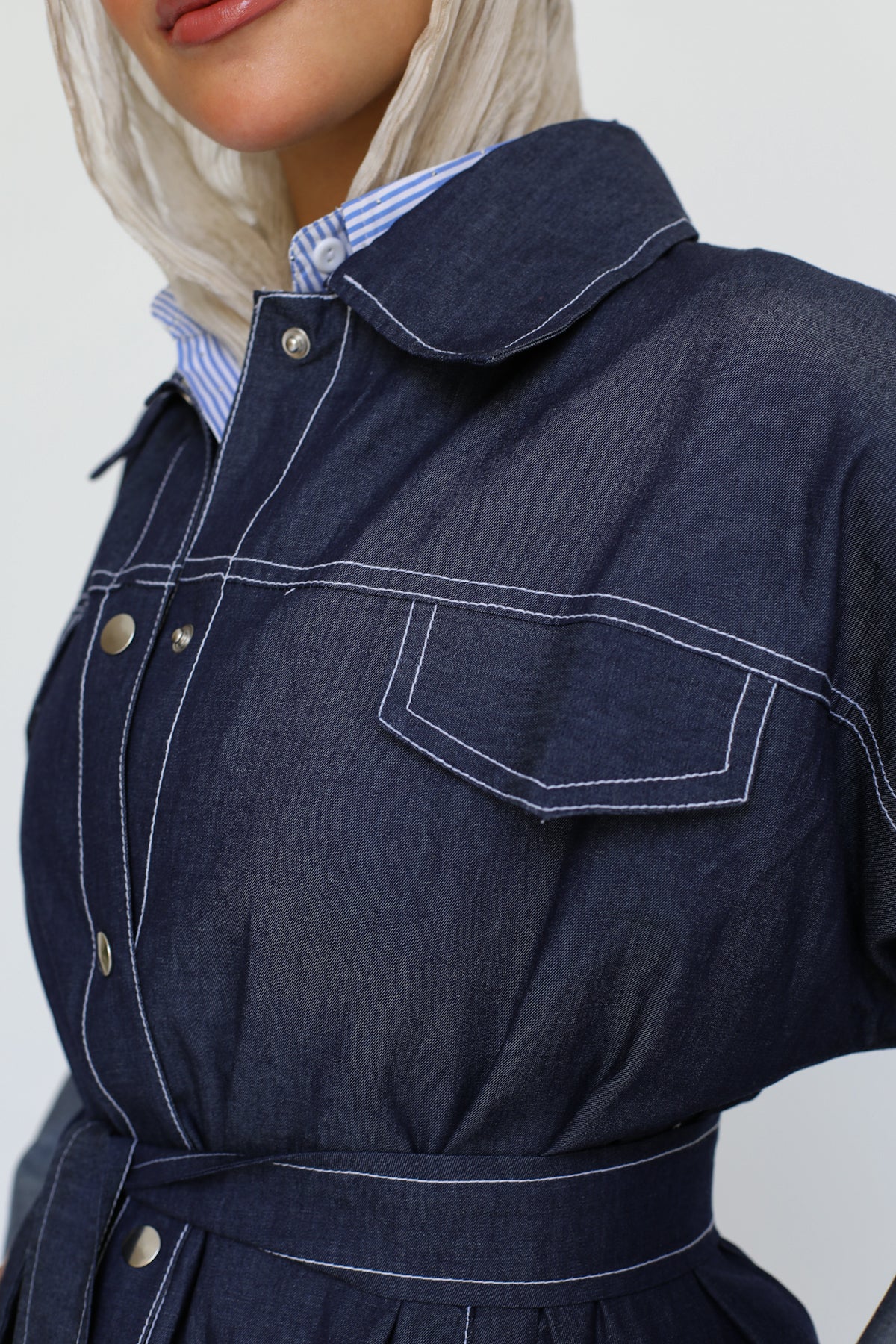 The Indigo Tailored Set