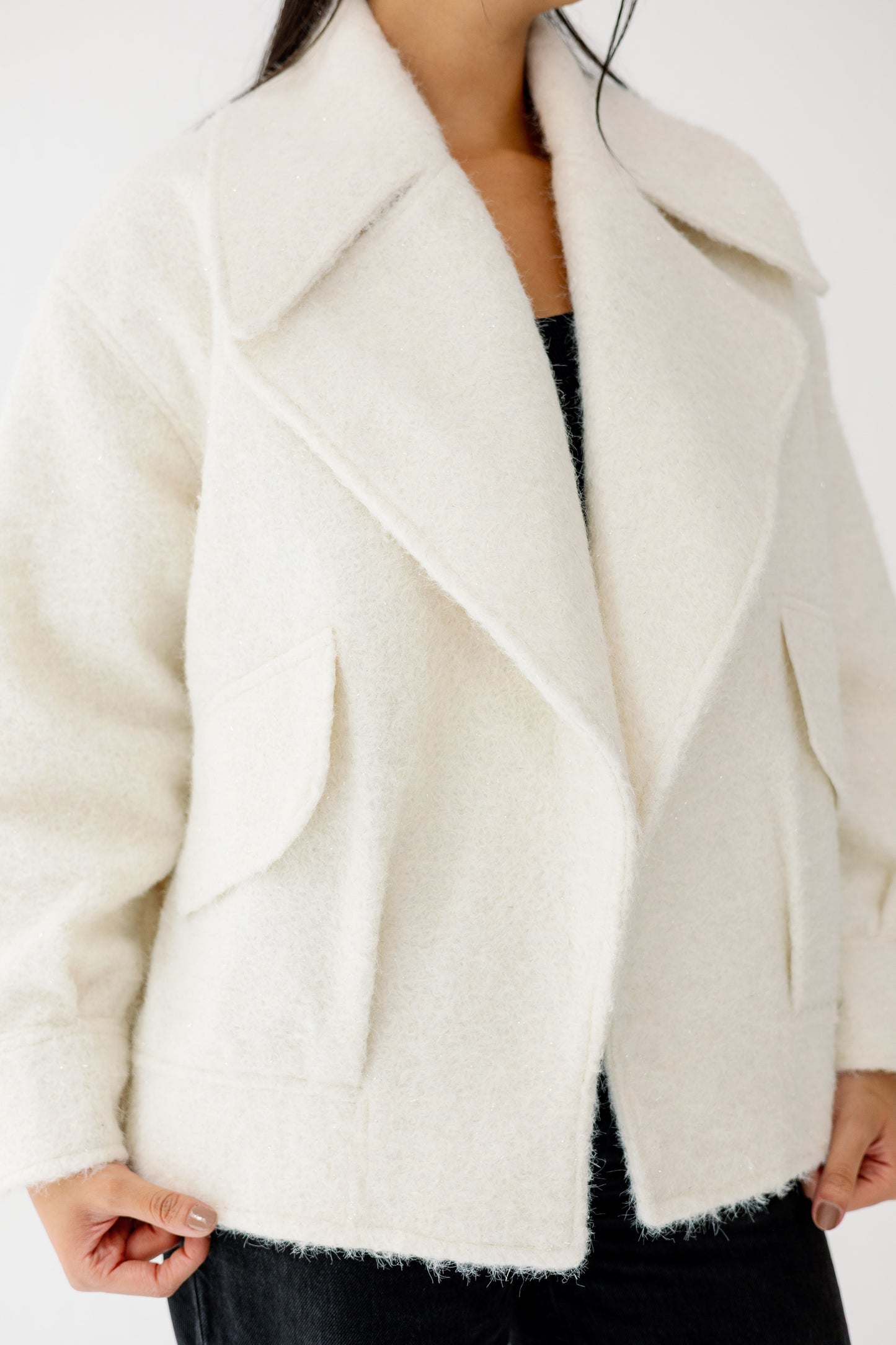 Everyday Elegance Coat in offwhite