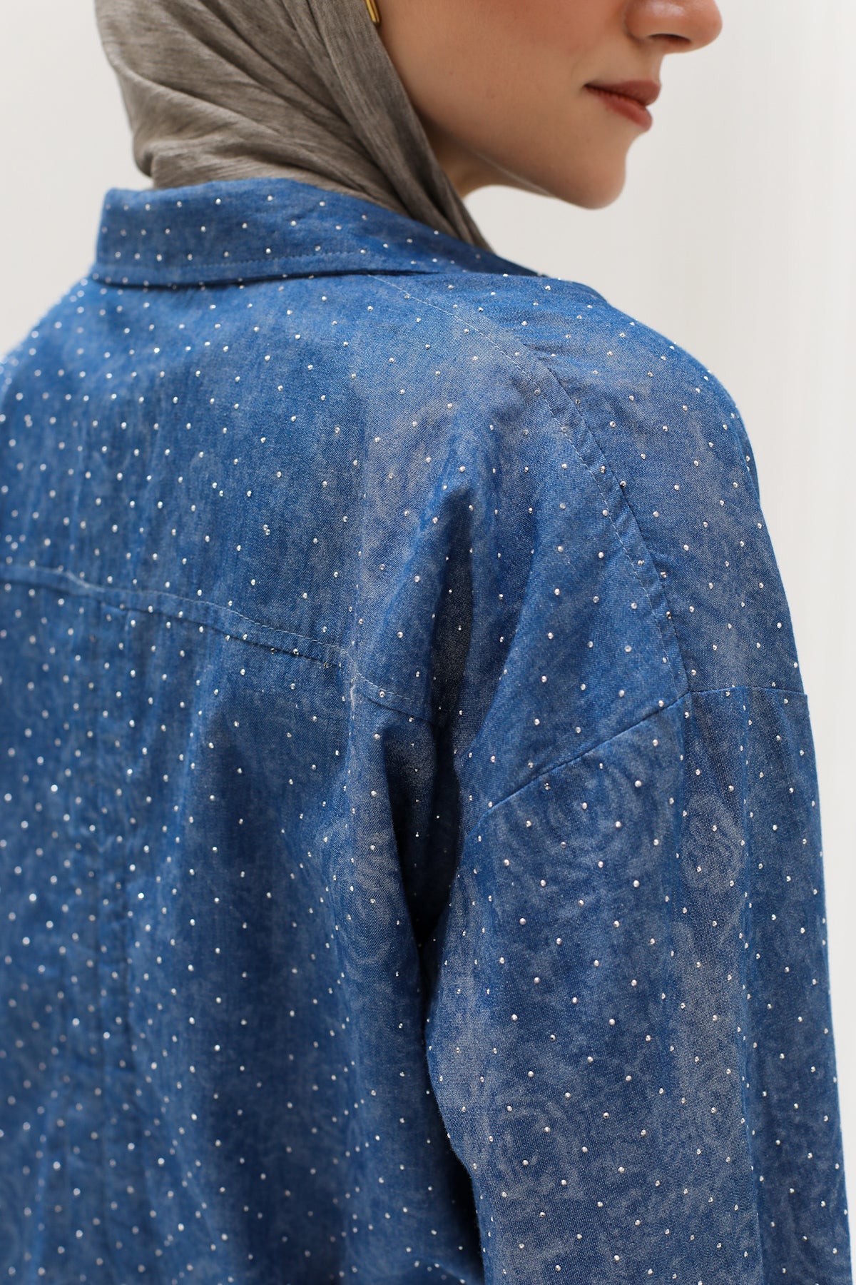 Denim glow shirt in dark blue
