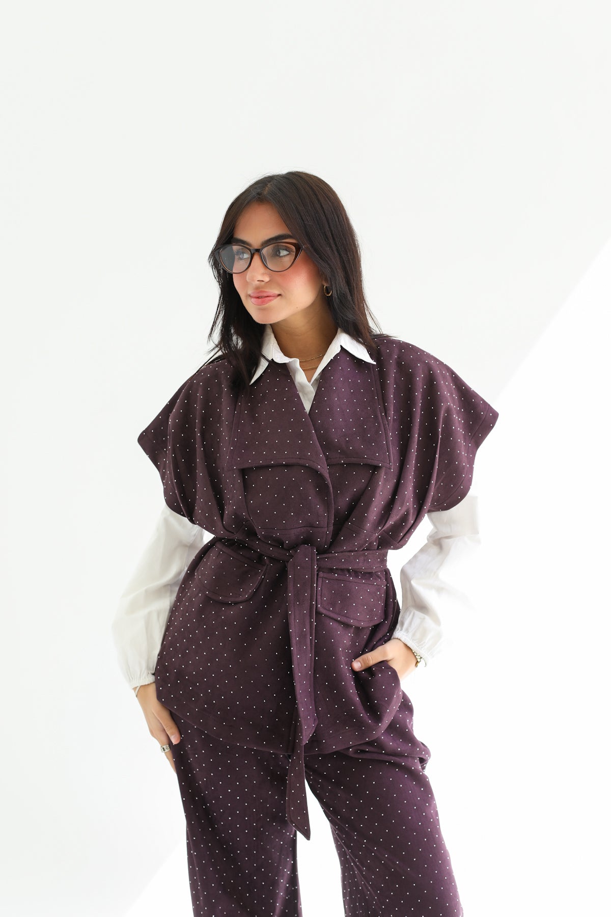 Galaxy set in violet