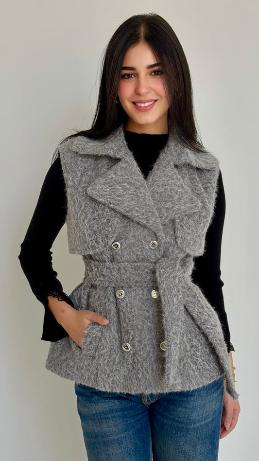 Winter statement in grey
