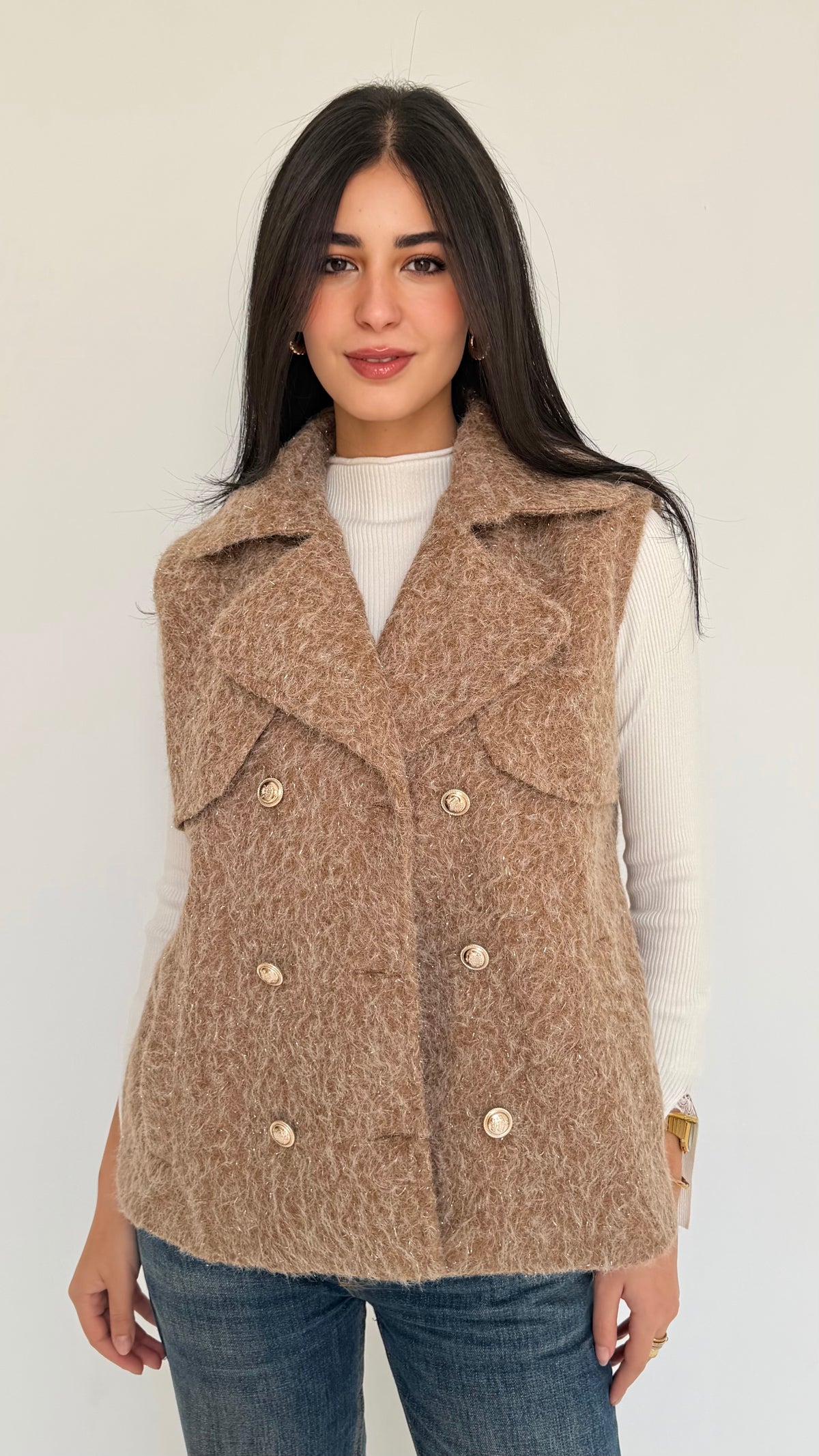 Winter statement in caramel